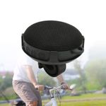 Gugxiom Portable Bluetooth Speaker for Bike, IP67 Compact Portable Bluetooth 5.0 Wireless Bike Stereo Speaker, 8W Lossless HiFi, 2 Playback Modes for Motor Bike Outdoors(Black)