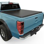 AUTOSAVER88 Soft Tri-Fold Truck Barrel Cover Compatible with Ford Ranger 2019 2020 2021 2022 2023 5ft