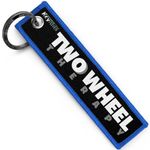 KEYTAILS Keychains, Premium Quality Key Tag for Motorcycle, Scooter, ATV, UTV [Two Wheel Therapy]