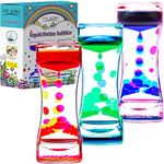 YUE MOTION Liquid Motion Bubbler - Calming Toys for Kids and Adults - Liquid Hourglass - Handheld Oil Timer - Sensory Toys for Autism, Anxiety