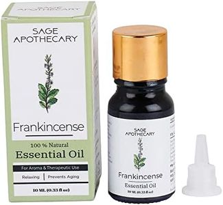 Sage Apothecary Frankincense Essential Oil for Face Acne & Scars, Gums, helps Hair Growth & Body Massage, Diffuser, Aromatherapy 100% Pure, Natural Undiluted 10 ml