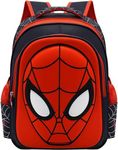 3D Waterproof Backpack School Backpack Comic Superhero Design Schoolbag Student Schoolbag Big Boy Black