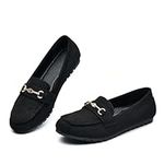 BGSTGUDS Women's Wide Loafers Shoes