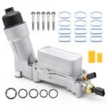 926-959 Aluminum Engine Oil Cooler, Oil Filter Housing Adapter For 2011-2016 Chrysler 200 300, Dodge Charger Challenger Journey, Jeep Wrangler Grand Cherokee, Ram ProMaster 1500, Replace# 68105583AF