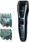 Panasonic Hair and Beard Trimmer, Men's, with 39 Adjustable Trim Settings and Two Comb Attachments for Beard and Hair, Corded or Cordless Operation, ER-GB60-K