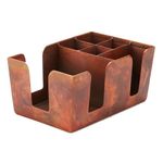 American Metalcraft BARC7 Antique Copper Bar Caddy, Bar Caddy