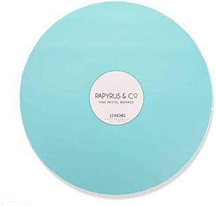 Papyrus Masonite Round Cake Board, 12-inch Size, Pastel Blue