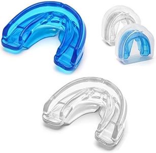 Coolrunner Double Braces Mouth Guard, 2 Pack Mouth Guard Sports, Athletic Mouth Guards for Braces, Youth Mouthguard for Upper and Lower Teeth Protection, No Boiling Required For Youth, Teenager and Ad