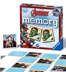 Ravensburger Marvel Avengers Mini Memory Game - Matching Picture Snap Pairs Game For Kids Age 3 Years and Up - Hulk, Thor, Iron Man