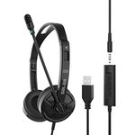 Headphones Headset With Mic Earphones