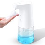 Automatic Foaming Soap Dispenser: LAOPAO Touchless Hand Soap Dispenser for Kids Type-C Rechargeable Sensor Pump Waterproof Foam Dispenser for Bathroom Kitchen School Xmas Gift, 13oz