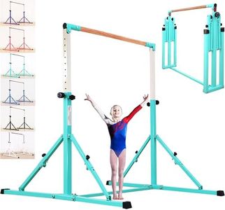 MARFULA Marfual 5 Ft Fold Gymnastic Bar Kip Bar with Mat with Professional 4 Ft Width for Kids and Girl and Teenage Home and Club Use