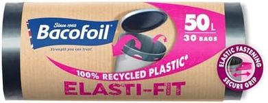 Bacofoil Elasti-Fit Bin Liners - 50