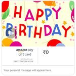 Amazon Pay eGift Card - Happy Birthday -Colorful Balloons (Animated)