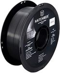 HATCHBOX Metallic Finish PLA 3D Printer Filament, Dimensional Accuracy +/- 0.03 mm, 1 kg Spool, 1.75 mm, Black