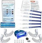 Teeth Whitening Kit 6X3ml Whitening Gels with LED Light, Sensitivity Free Formula - Remove Stains Quickly - Safe & Effective - Easy to Use Home Teeth Whitening Kit - Professional