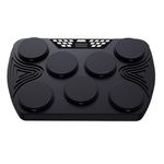 Qawachh Newest Mini Professional Drum Power by Ac Adapter or Battery Portable Electronic Drum Set Velocity-sensitive Drum Kit
