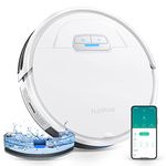 HONITURE Robot Vacuum Cleaner with Mop, 4000Pa Strong Suction, Robotic Vacuums with Carpet Booster, Wi-Fi/APP/Alexa/Remote, 7.6-in Ultra Thin, Ideal for Pet Hair, Hard Floor and Carpet