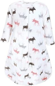 Hudson Baby Saco de dormir unisex de felpa para bebé, manta, alce rosa, 18-24 meses