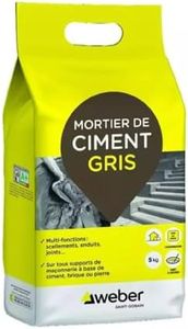 WEBER - Ciment Gris pour réparation et travaux rapides de maçonnerie, mortier, 5kg