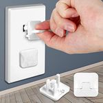 Outlet Covers Baby Proofing (40 Pack) with Hidden Pull Handle Outlet Plug Covers Prevent Electric Shock Hazard Outlet Protector Difficult for Kids to Remove Child Proof Outlet Covers Outlet Cap