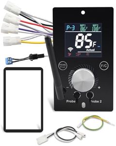 Universal WiFi PID Grill Control Board Replacement Fit for Pit Boss, for Traeger, for Z Grills, for Asmoke, Pellet Grills and Smokers Cool Down Assistant, Cool Down Assistant with 1 Hot Rod