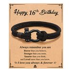 PINKDODO 16 Year Old Boy Gift Ideas, Gift for 16 Year Old Boy, 16th Birthday Bracelet for Boys, Cool Gifts for 16 Year Old Teenage Teen Boys Son Grandson Nephew Birthday Gifts Present