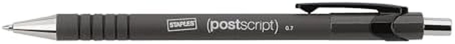 STAPLES Postscript Retractable Ball