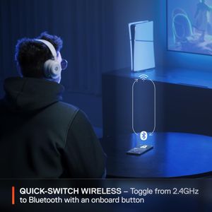 SteelSeries Arctis Nova 5 Wireless Gaming Headset – White