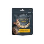 Encore 100% Natural Chicken Breast Cat Treats, Freeze Dried, Grain Free Healthy Cat Snacks 12x10g