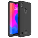 TUDIA Merge, Dual Layer Case Designed for Visible ZTE Blade A7 Prime [NOT for A7P] (Matte Black)