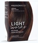 Madison Reed Light Works Balayage Highlighting Kit, Creates Natural-Looking Warm Caramel Highlights (Ardenza - Brown), Amonia Free, Cruelty Free, 2 Step Process That Lightens & Tones Hair