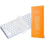 UPPERCASE GhostCover Premium Keyboard Protector, Compatible with New iMac 24" with M1 Chips 2021 Magic Keyboard with Lock Button Without Numeric keypad (Clear)