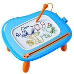 KOKODI Toddler Toys, Toys for 1-2 Year Old Girls, Magnetic Drawing Board Writing Tablet for Kids, Educational Learning Travel Toys for 1 2 3 Year Old Baby Boys Girls Birthday Easter Gifts (Blue)