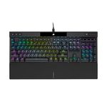 Corsair K70 RGB PRO Wired Mechanical Gaming Keyboard (CHERRY MX RGB Red Switches: Linear and Fast, 8,000Hz Hyper-Polling, PBT DOUBLE-SHOT PRO Keycaps, Soft-Touch Palm Rest) QWERTY, NA - Black