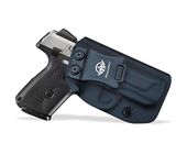 PoLe.Craft Kydex IWB Holster For Ruger SR9C Holster - Inside Waistband Concealed Carry - Ruger SR9C Holster IWB Kydex Pistol Case Gun Accessories - Adj. Cant Retention (Black, Right Hand Draw (IWB))