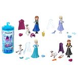 Mattel Disney Frozen Snow Colour Reveal, Includes Powder and 6 Surprise Movie Characters Including Anna, Elsa, and Olaf, Disney Doll Accessories, Toys for Ages 3 and Up, HMB83