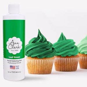 Ann Clark Leaf Green Food Coloring Gel Extra Large 13.5 oz Professional Grade Made in USA