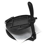 ﻿Joeji's Kitchen Cast Iron Tortilla Press Roti Maker 18cm - Make Taco's or Indian Style Chapati - Corn or Wheat Flour Dough Press - Incl. 100pcs Parchment Paper Free