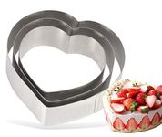 Stainless Steel Cutting Rings (678 Inch Heart Cutter)