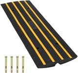 GarveeTech Curb Ramp Rubber Driveway Ramps 48"x16"x2.5"