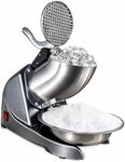 Shaved Ice Machine Electric Ice Crusher Ice Shaver for Kitchen Double Blades Snow Cone Machine 110V 300W