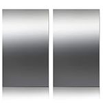 2 Pcs Stainless Steel Sheet, Metal Sheet for Crafting, Flat Sheets of Metal for Kitchen DIY Craft Making, 12 x 6 x 0.018 Inch