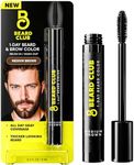 The Beard Club 1 Day Temporary Beard Dye for Men - Medium Brown Beard, Mustache & Eyebrow Color for a Fuller, Well-Defined Look, Water & Sweat Resistant, Up to 30 Applications, 0.3 fl oz