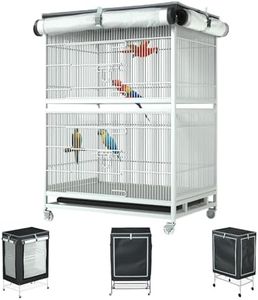 Bird Cage Cover - Bird Cage Covers for Night, Good Night Bird Cage Cover for Large Bird Cage，Size 32inx 21inx 46in, (Small)