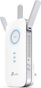 TP-Link AC1750 WiFi Extender (RE450), PCMag Editor's Choice, Up to 1750Mbps, Dual Band WiFi Repeater, Internet Booster, Extend WiFi Range Further, White (UK Version)