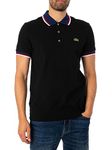 Lacoste Men's PH3461 Paris Regular-fit Polo Shirt, Noir, M