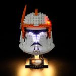 LIGHTAILING Light for Lego- 75350 Clone Commander-Cody Helmet - Led Lighting Kit Compatible with Lego Building Blocks Model - NOT Included The Model Set