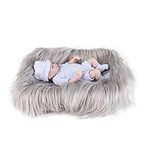 Baby Blanket - 23.6 x 19.7IN Fur Bl