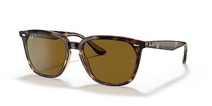 Ray-Ban RB4362 Sunglasses, Havana/Polarized Brown, 55 mm